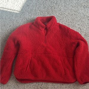 Target Red Fleece Sweatshirt